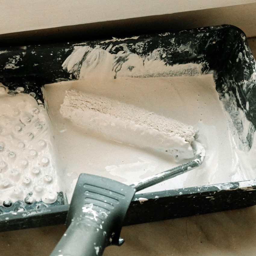Paint Roller in Paint